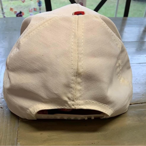 Vintage 80/90s OS Napa Auto Parts red/blue Embroider logo patch SnapBack cap - Picture 3 of 5